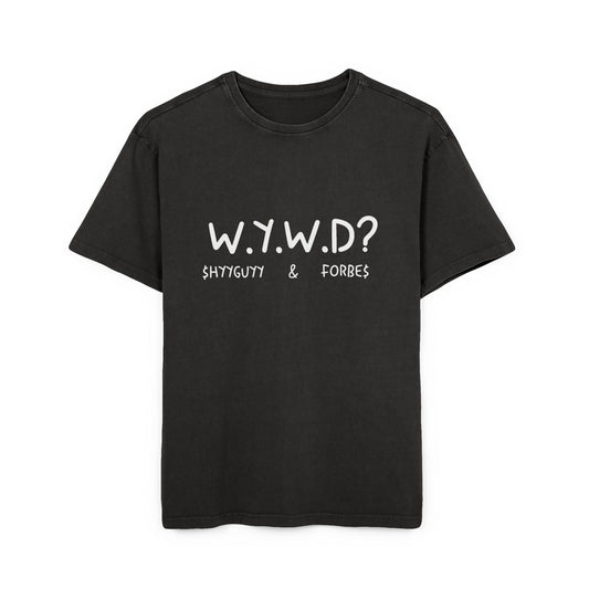 W.Y.W.D? Men's Oversized Acid Washed Signature Edition